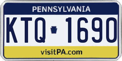 PA license plate KTQ1690