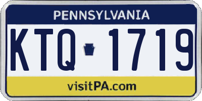 PA license plate KTQ1719