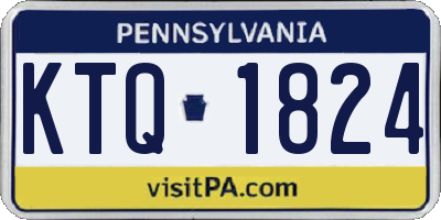 PA license plate KTQ1824