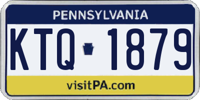 PA license plate KTQ1879