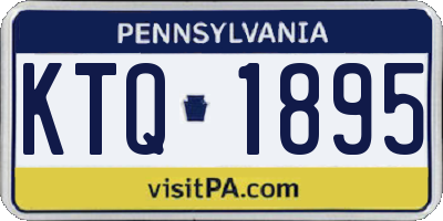 PA license plate KTQ1895