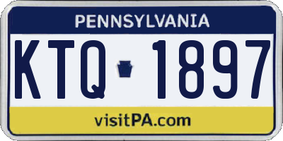 PA license plate KTQ1897