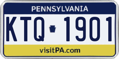 PA license plate KTQ1901