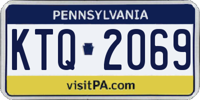 PA license plate KTQ2069