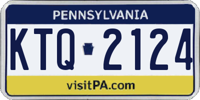 PA license plate KTQ2124