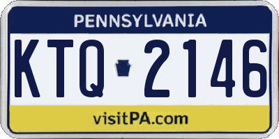 PA license plate KTQ2146