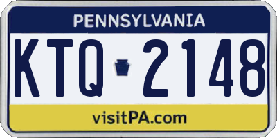 PA license plate KTQ2148