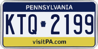 PA license plate KTQ2199