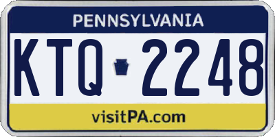 PA license plate KTQ2248