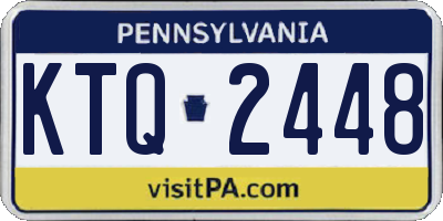 PA license plate KTQ2448