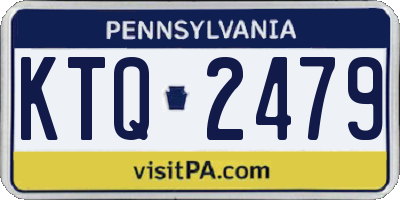 PA license plate KTQ2479