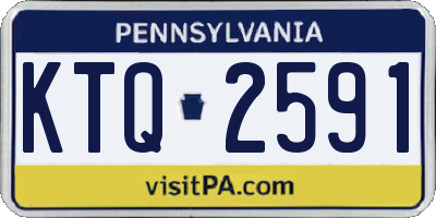 PA license plate KTQ2591