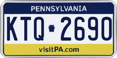 PA license plate KTQ2690