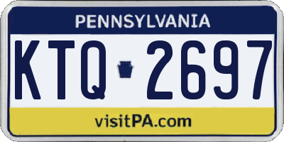 PA license plate KTQ2697