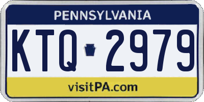 PA license plate KTQ2979