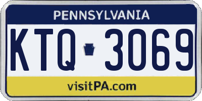 PA license plate KTQ3069