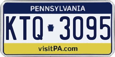 PA license plate KTQ3095