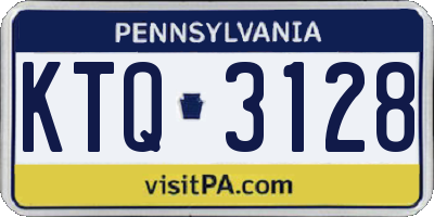 PA license plate KTQ3128