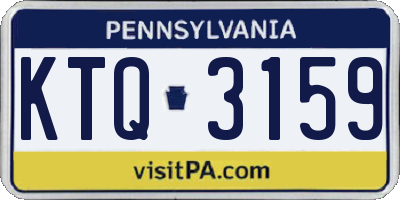 PA license plate KTQ3159