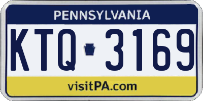 PA license plate KTQ3169