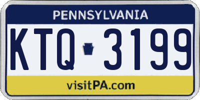 PA license plate KTQ3199