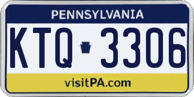 PA license plate KTQ3306