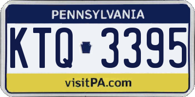 PA license plate KTQ3395