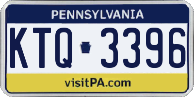 PA license plate KTQ3396