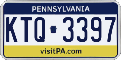 PA license plate KTQ3397