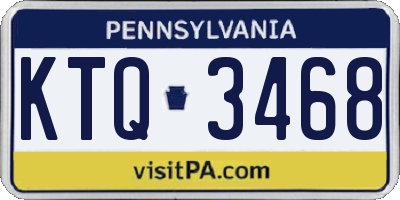 PA license plate KTQ3468