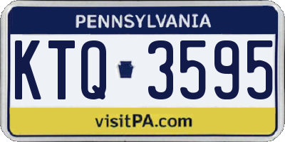 PA license plate KTQ3595