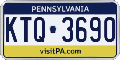 PA license plate KTQ3690