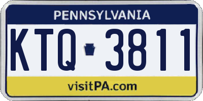 PA license plate KTQ3811
