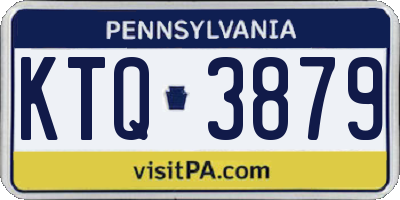 PA license plate KTQ3879
