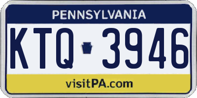 PA license plate KTQ3946