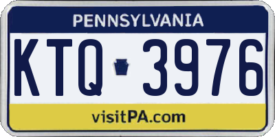 PA license plate KTQ3976