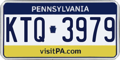 PA license plate KTQ3979