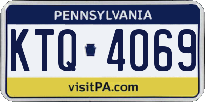 PA license plate KTQ4069