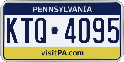 PA license plate KTQ4095