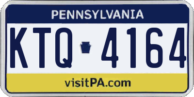 PA license plate KTQ4164
