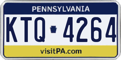 PA license plate KTQ4264