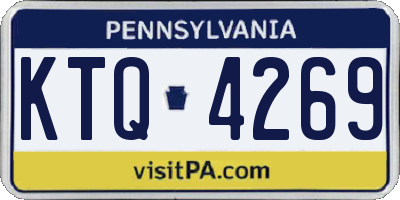 PA license plate KTQ4269