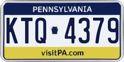 PA license plate KTQ4379