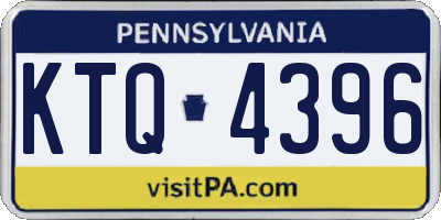 PA license plate KTQ4396