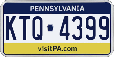 PA license plate KTQ4399