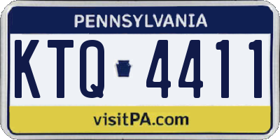 PA license plate KTQ4411