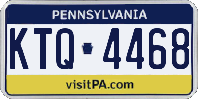 PA license plate KTQ4468
