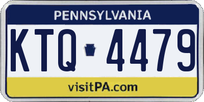 PA license plate KTQ4479