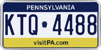 PA license plate KTQ4488
