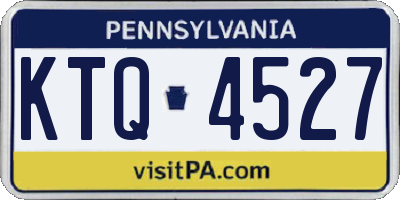 PA license plate KTQ4527